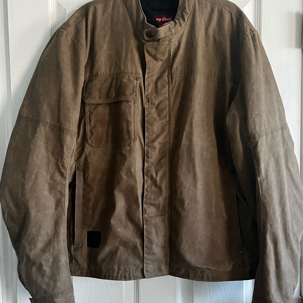 XL Indian Motorcycle Waxed Canvas Riding Jacket NWOT